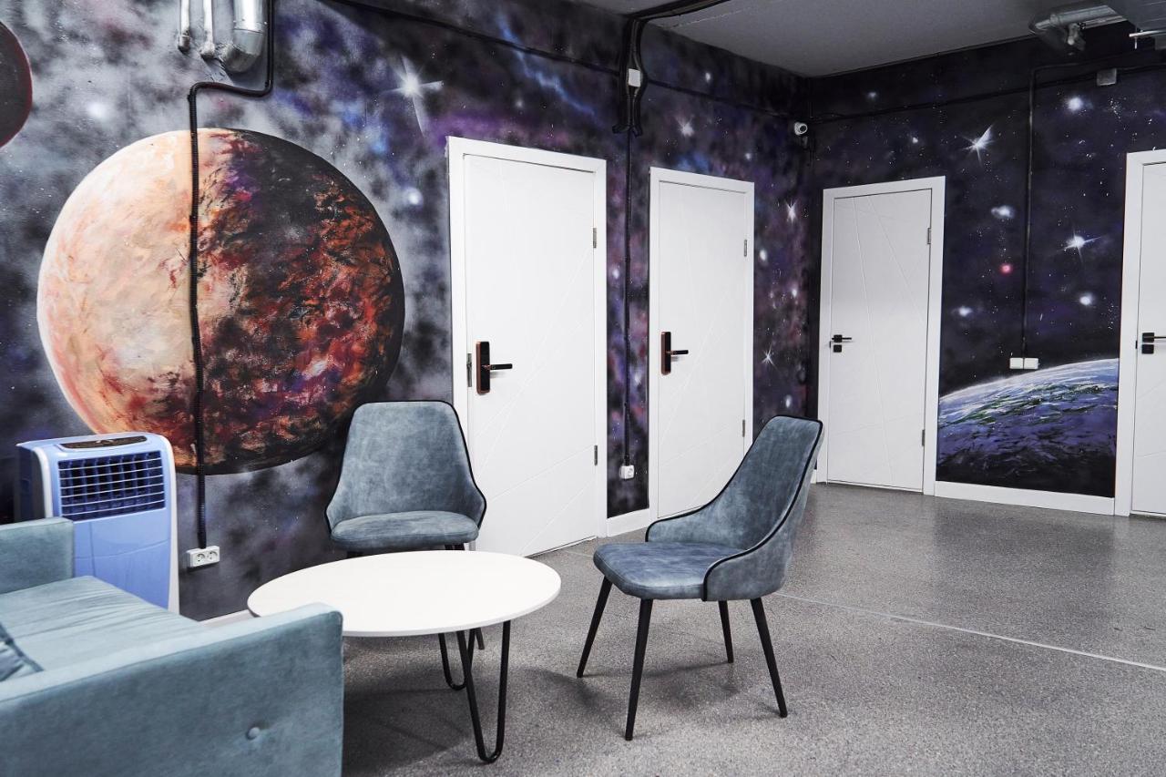 Gagarin Capsule Hotel Almaty Exterior photo