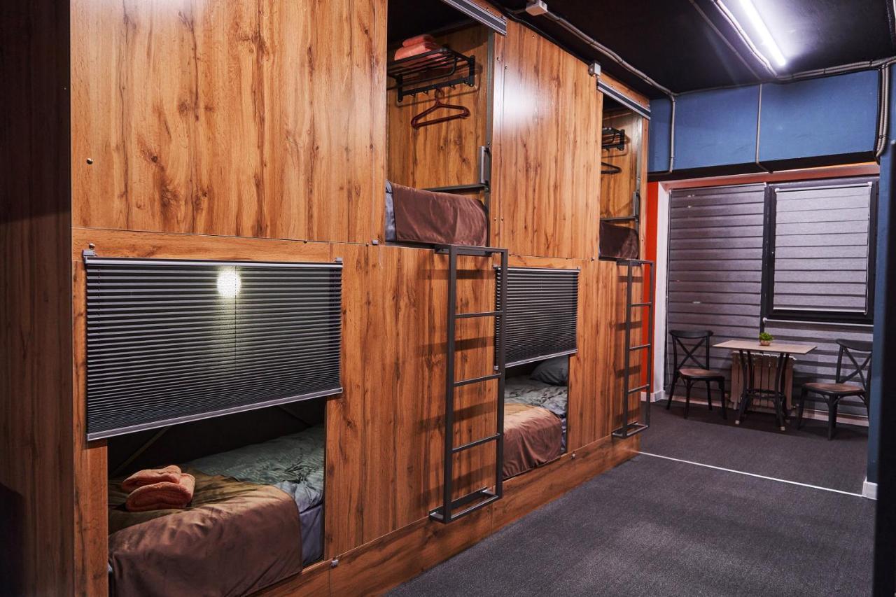 Gagarin Capsule Hotel Almaty Exterior photo